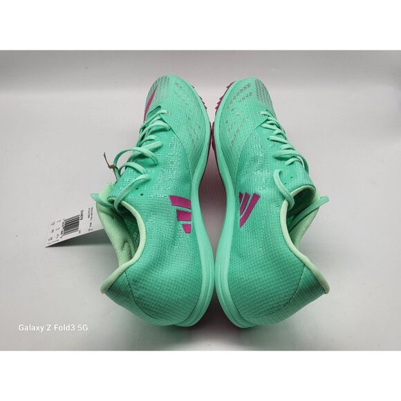 Adidas Adizero Distancestar Track Field Shoes Mens Size 12.5 Green Pink GV9078 - Picture 5 of 10